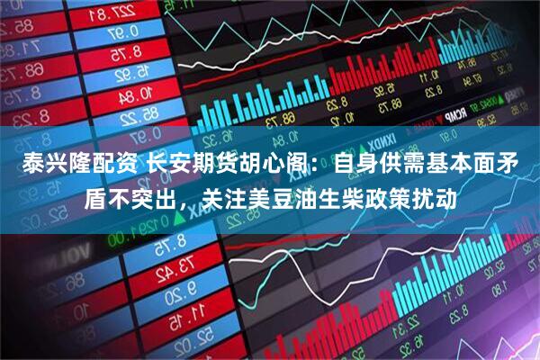 泰兴隆配资 长安期货胡心阁：自身供需基本面矛盾不突出，关注美豆油生柴政策扰动