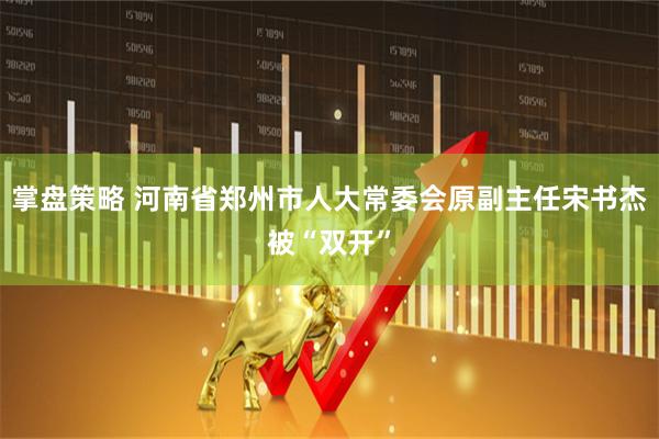 掌盘策略 河南省郑州市人大常委会原副主任宋书杰被“双开”